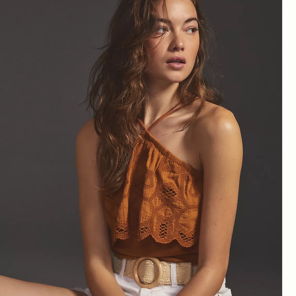 Anthropologie puffler halter tank